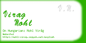 virag mohl business card